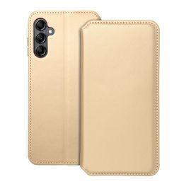 Pouzdro / obal na Samsung Galaxy A14 5G zlaté - knížkové Dual Pocket