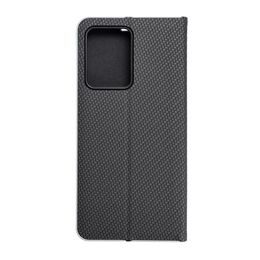 Pouzdro / obal na Xiaomi Redmi NOTE 12 PRO 5G černé - knížkové LUNA Book Carbon