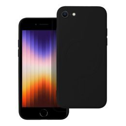 Obal / kryt na Apple iPhone 7 / 8 / SE 2020 / SE 2022 černý - Silicone Mag Cover