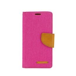 Puzdro / obal pre Samsung Galaxy J4 2018 ružové - kniha Canvas