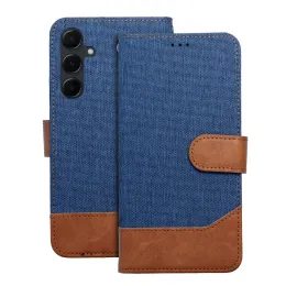 Pouzdro / obal na Samsung Galaxy A41 modré - knížkové JEANS