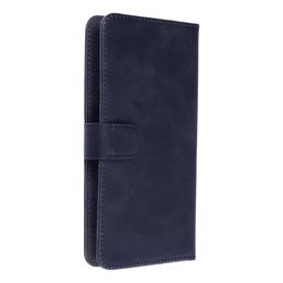 Pouzdro / obal univerzální (5,3-5,8") modré - knížkové Fancy Book Leather