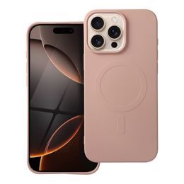 Obal / kryt na Apple iPhone 16 Pro Max růžový - SILICONE MAG COVER