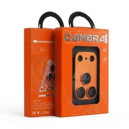 Tvrzené / ochranné sklo kamery Apple iPhone 17 PRO oranžové - Metal Glass