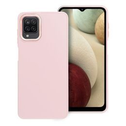 Obal / kryt na Samsung Galaxy A12 / M12 ružové - Frame Case