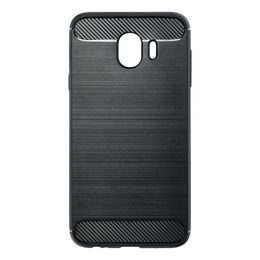 Obal / kryt na Samsung Galaxy J4 2018 černý - Forcell CARBON
