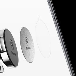 Držák do auta s přísavkou magnetický černý