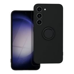 Obal / kryt na Samsung Galaxy S23 černý - SILICONE RING
