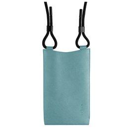 Taštička přes rameno s kapsou FIXED Verona s černou šňůrkou pro mobilní telefony do 7", červená