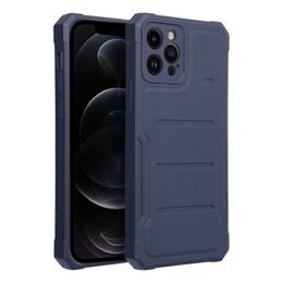 Obal / kryt na Apple iPhone 12 Pro Max modré - Heavy Duty