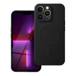 Obal / kryt na Apple iPhone 17 černý - Silicone Mag Cover