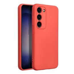 Obal / kryt na Samsung Galaxy S23 červený - SILICONE LITE