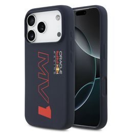 Obal / kryt na Apple iPhone 17 Pro modrý - Red Bull Silicone MV1 MagSafe