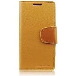 Puzdro / obal pre Samsung Galaxy S5 karamelové - kniha SONATA