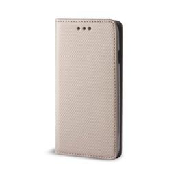 Pouzdro / obal na Sony Xperia XA3 zlaté - knížkové Smart
