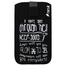 Pouzdro / obal univerzální (Note3) 3XL černé (bílý nápis) - zasouvací Nanuk