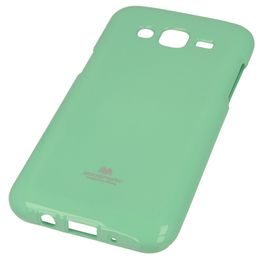 Obal / kryt pre Samsung Galaxy J5 mentovolá zelená - Jelly Case