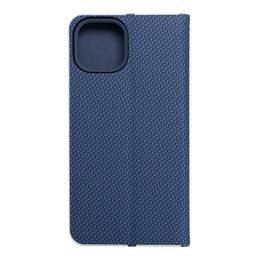 Pouzdro / obal na Apple iPhone 14 modrý - knížkový Forcell LUNA Book Carbon