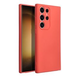Obal / kryt naSamsung Galaxy S23 Ultra červený - SILICONE LITE