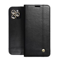 Puzdro / obal pre Samsung Galaxy A02s čierny - kniha Prestige