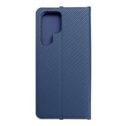 Puzdro / obal pre Samsung Galaxy S22 Ultra modré - kniha Forcell Luna