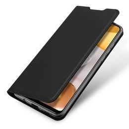 Pouzdro / obal na Samsung Galaxy A55 5G modré - knížkové LUNA Book Carbon