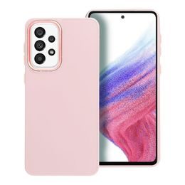 Obal / kryt na Samsung Galaxy A33 5G ružový - Frame Case