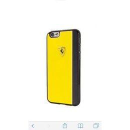 Obal / kryt na Apple iPhone 6 / 6s žltý - Ferrari