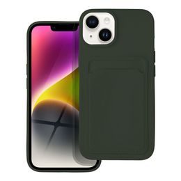 Obal / kryt na Apple iPhone 14 (6.1) zelený - Forcell CARD
