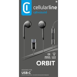 Sluchátka s konektorem USB-C - bílé - Celluarline