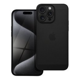 Obal / kryt na Apple iPhone 15 Pro Max čierne - Breezy Case