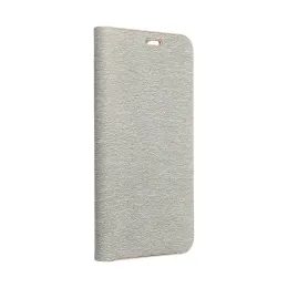 Pouzdro / obal na Samsung Galaxy A27 stříbrné - knížkové Luna Book