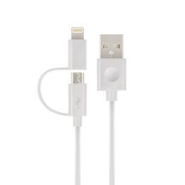 Dátový kábel s microUSB / nabíjanie Apple iPhone - 1 m