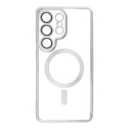 Obal / kryt na Samsung Galaxy S26 Ultra stříbrný - Electro Mag Cover