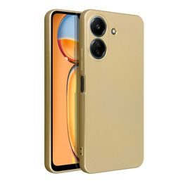 Obal / kryt na Xiaomi Redmi 13C zlatý - METALLIC