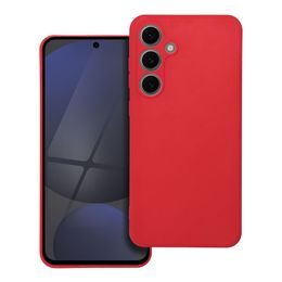 Obal / kryt na Samsung Galaxy S24 FE červený - SOFT