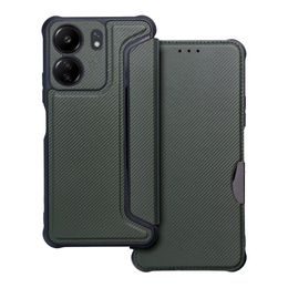 Pouzdro / obal na Xiaomi Redmi 13C zelené - knížkové RAZOR Book
