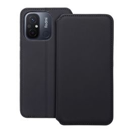 Puzdro / obal na Xiaomi Redmi 12C čierne - kniha Dual Pocket