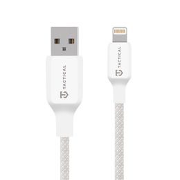 Nabíjecí kabel USB-A / Lightning 0,3m pletený bílý - Tactical Stitch Thread