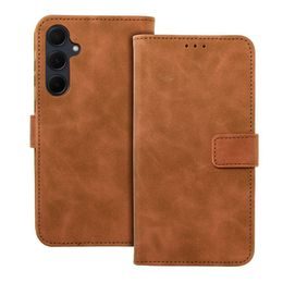 Puzdro / obal na Samsung Galaxy A35 5G hnedý - kniha TENDER Book
