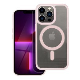 Obal / kryt na Apple iPhone 13 Pro ružové - Color Edge Mag Cover