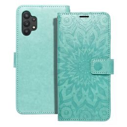 Puzdro / obal na Samsung Galaxy A32 LTE ( 4G ) zelené mandala - kniha Forcell MEZZO Book