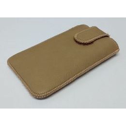 Pouzdro / obal na iPhone 4S béžové - zasouvací KP-115