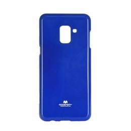 Obal / kryt na Samsung Galaxy A8 PLUS 2018 modrý - Jelly Case Mercury