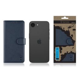 Pouzdro / obal na Apple iPhone 16e modré - knížkové Tactical