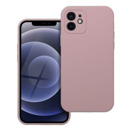 Obal / kryt na Apple iPhone 12 růžový - Silicone Case 2mm