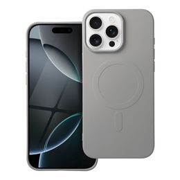 Obal / kryt na Apple iPhone 16 Pro Max šedý - SILICONE MAG COVER