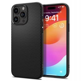 Obal / kryt na Apple iPhone 15 Pro černý - SPIGEN Liquid Air