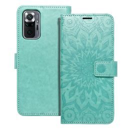 Pouzdro / obal na Xiaomi Redmi Note 10 Pro zelené - knížkové Forcell MEZZO
