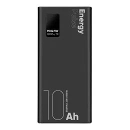 Powerbanka 10 000 mAh s bezdrátovým nabíjením MagSafe PD QC3.0 2A 20W černá - VEGER